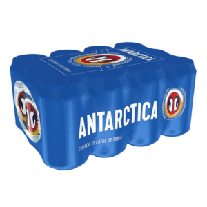 Cerveja Antarctica Lata 350ml – Fardo 12 Unidades