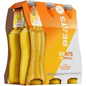 Drink Pronto BEATS Tropical Garrafa 269ml – Fardo com 6 Unidades