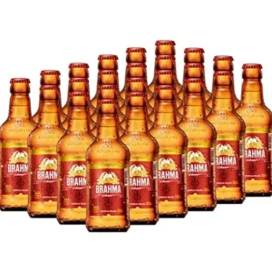 Cerveja Brahma Garrafa 300ml – Caixa 24 Unidades