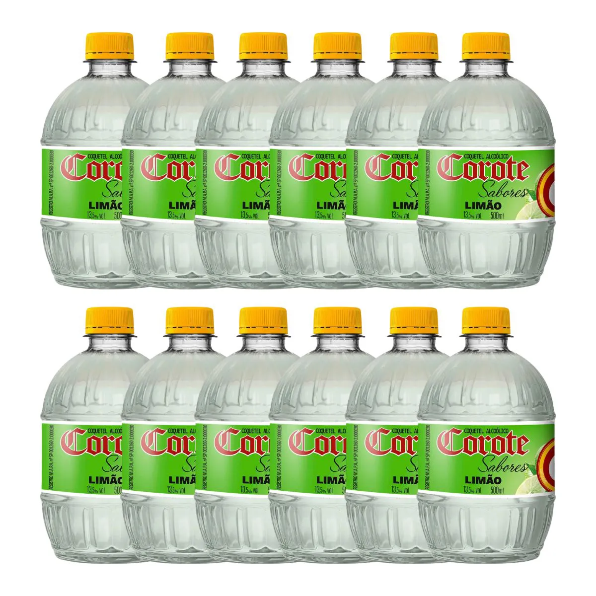 Coquetel Corote Limão 500ml – Fardo com 12 Unidades