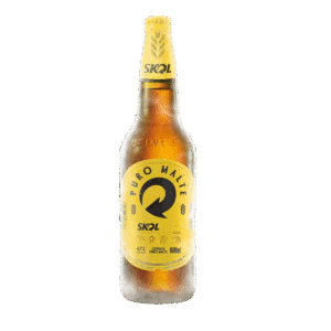 Cerveja Skol Puro Malte Garrafa 600ml – Caixa 12 Unidades