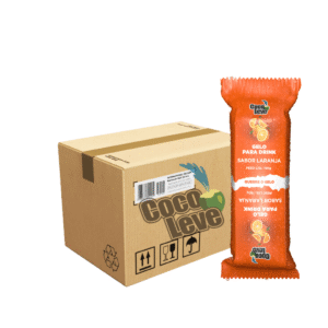 Gelo Coco Leve Sabor Laranja 200ml – Caixa com 30 Unidades