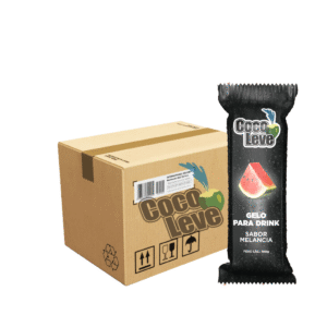 Gelo Coco Leve Sabor Melancia 200ml – Caixa com 30 Unidades