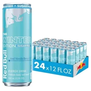 Energético Red Bull Iced Vanilla Berry 250ml – Caixa com 24 Unidades