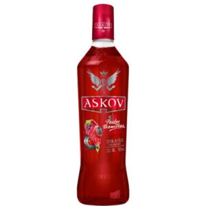 Vodka Askov Frutas Vermelhas 900ml – Caixa com 12 Unidades