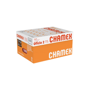 Papel Oficio 2 21,6cmx33cm 75g 500 Folhas Chamex Branco Caixa com 10 Pacotes