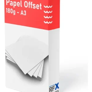 Papel Offset 180g Tamanho A3 Caixa Com 5000 Folhas Branco