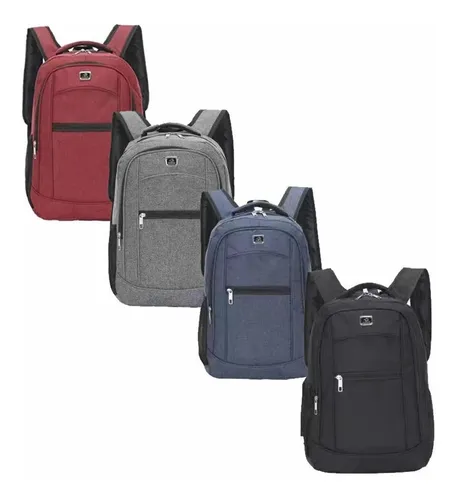 Mochilas Masculina/Feminina Juvenil Escolar Atacado – Caixa com 10 Unidades